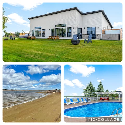 Beachfront Luxury Home with Pool & Hot Tub Tub 97