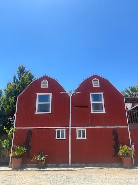 Cabins and private pool for up to 50 guests