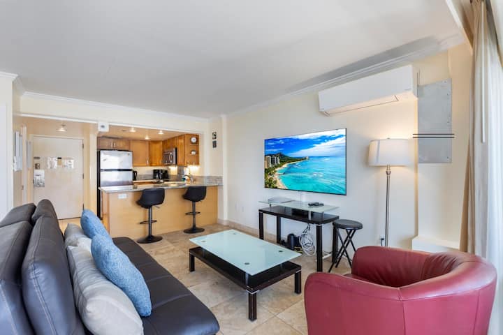 Waikiki Oceanview Friday Fireworks W/free Parking