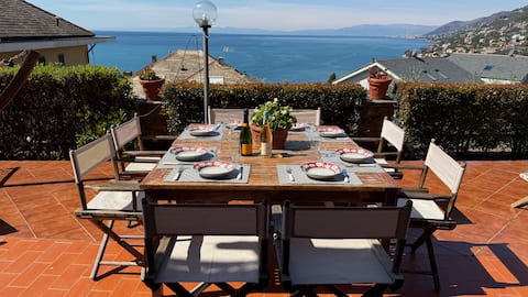 Sea viewVilla with Private Pool - Recco