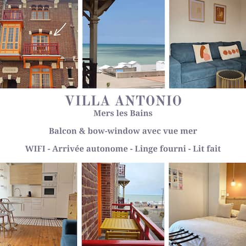 Top performing Airbnb: Great sea view from balcony & bay window - Wi-Fi in Mers Les Bains
