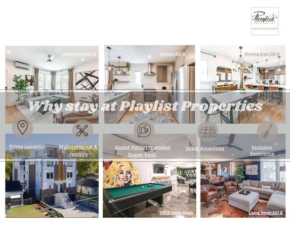 Playlist Properties managed Airbnb listing 1