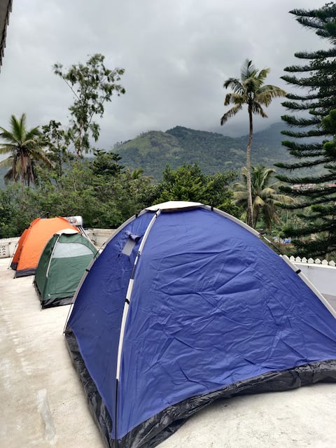 Rooftop tent camping @ M3 Homes