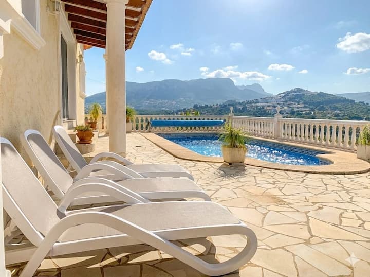 Piscine Privé- Vue - Calme & Intimité -à Calpe - Calp