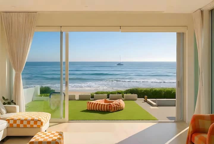 Luxury Beachfront Home - Heated Pool, Spa, Sauna!