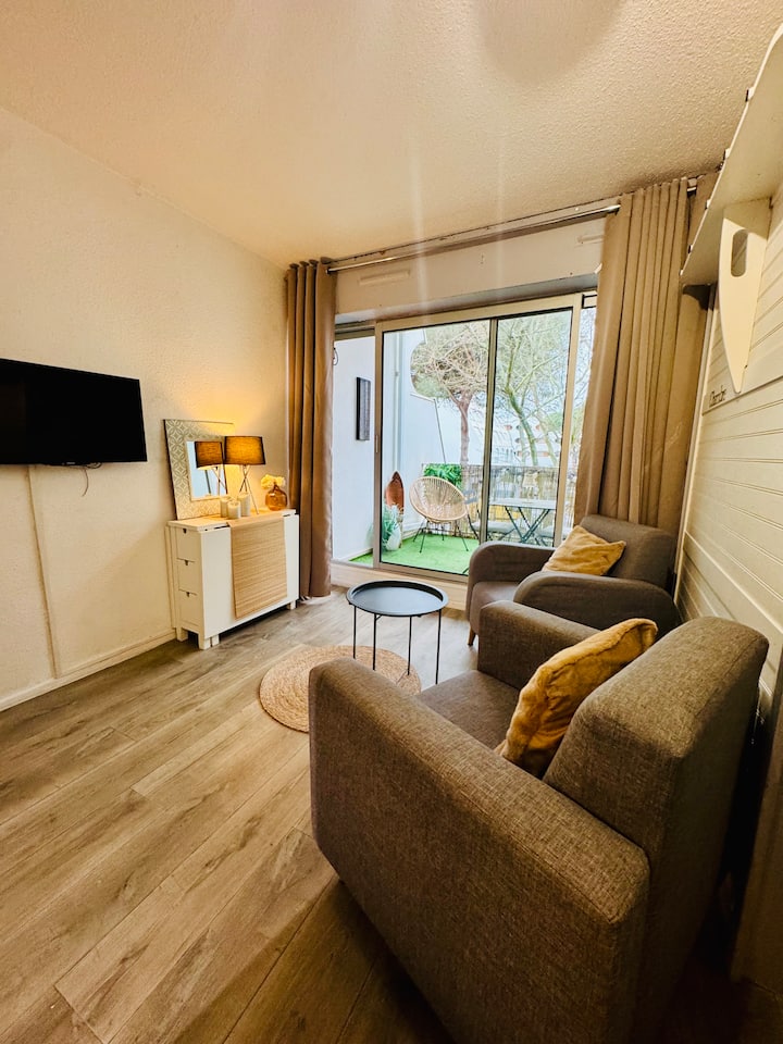 Studio Cosy, Quartier Détente, Terrasse, Clim - La Grande-Motte