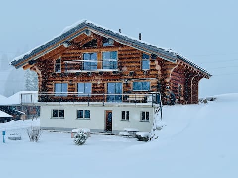 Chalet Wildfang nearby Chuenisbärgli ski slope