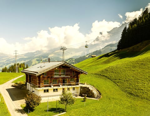 Chalet Wildfang nearby Chuenisbärgli ski slope