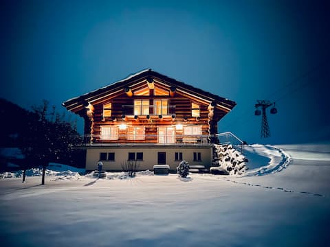 Chalet Wildfang nearby Chuenisbergli ski slope