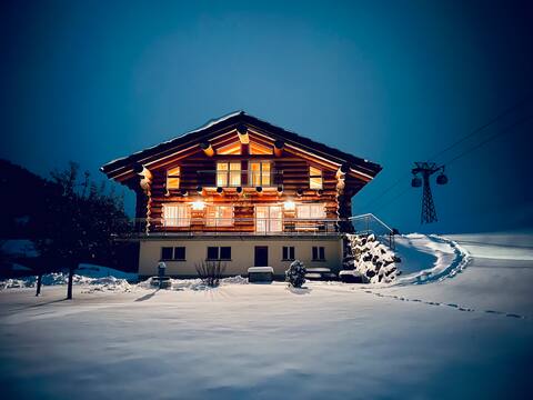 Chalet Wildfang nearby Chuenisbärgli ski slope