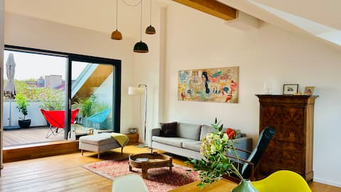 Successful Airbnb property: Prenzlauer Berg: attic with large terrace in Mitte