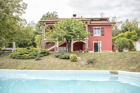 Villa Patti with large pool, fireplace, 20 guests
