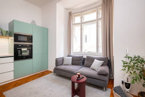 Top Airbnb: Live like a local family in Letna (free parking) in Bubeneč