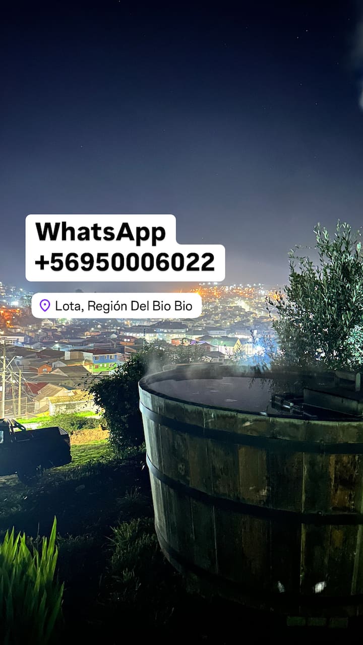 Cabaña 4 Personas Con Tinaja (Tinaja Extra) - Lota