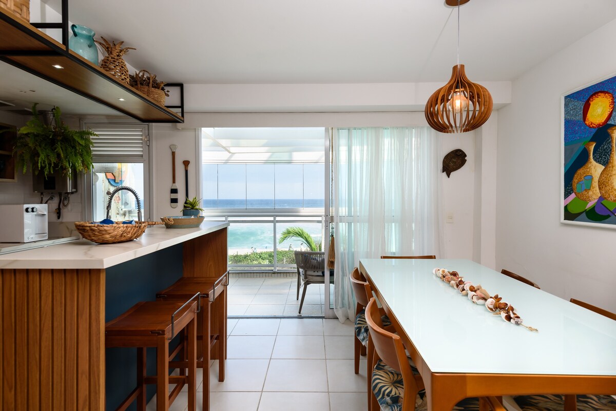 Popular Airbnb listing: Frente Mar no Recreio • Ideal para Família in Recreio Dos Bandeirantes