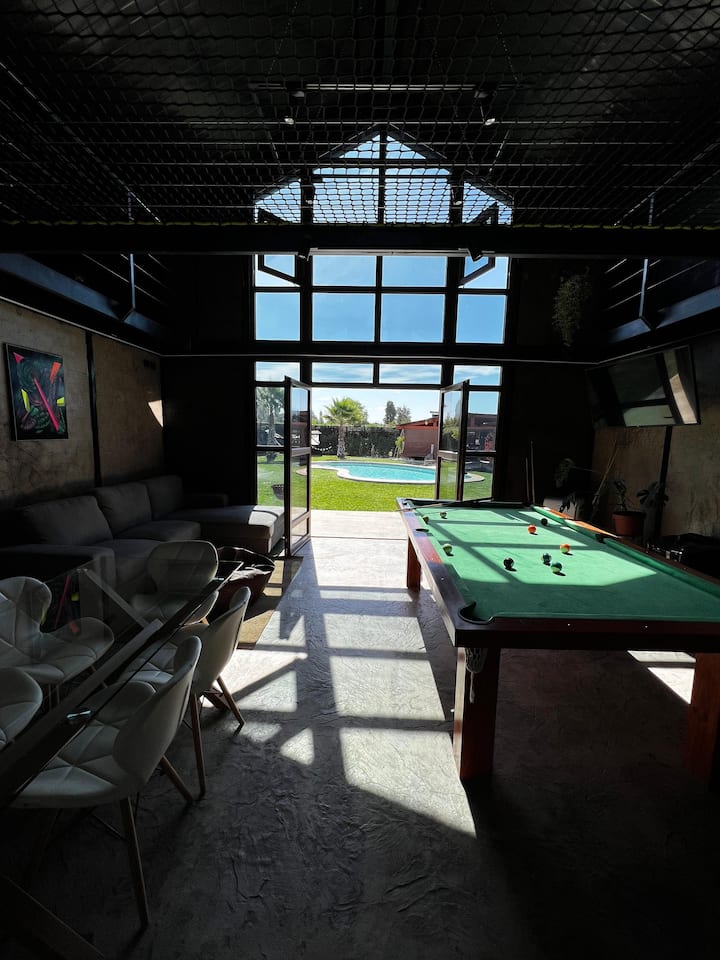 Casa Container De Adobe, Con Piscina Y Jacuzzi - Lampa