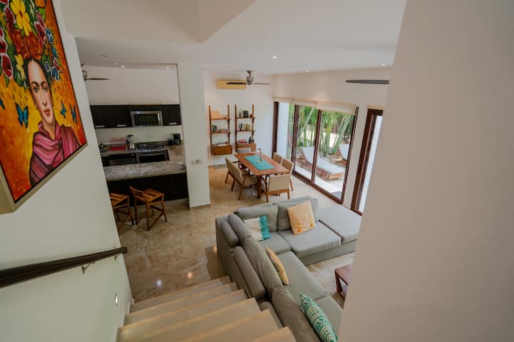 3bd W/rooftop Jacuzzi • Steps To Beach - Akumal