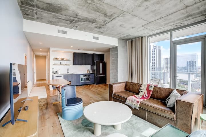 Corner Condo 1br Lakeview Natiivo Austin 25th-flr - Austin, TX