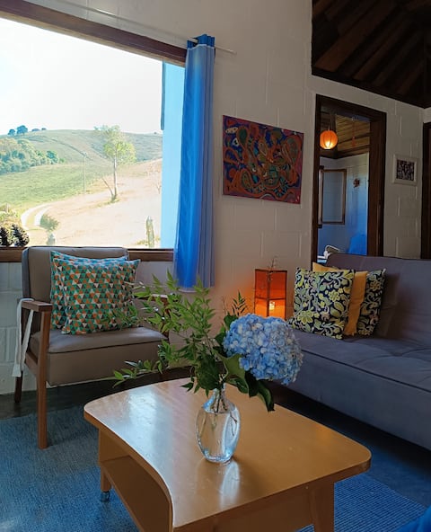 Popular Airbnb listing: Canto do Sabiá 1 (Starlink fast internet) in Gonçalves