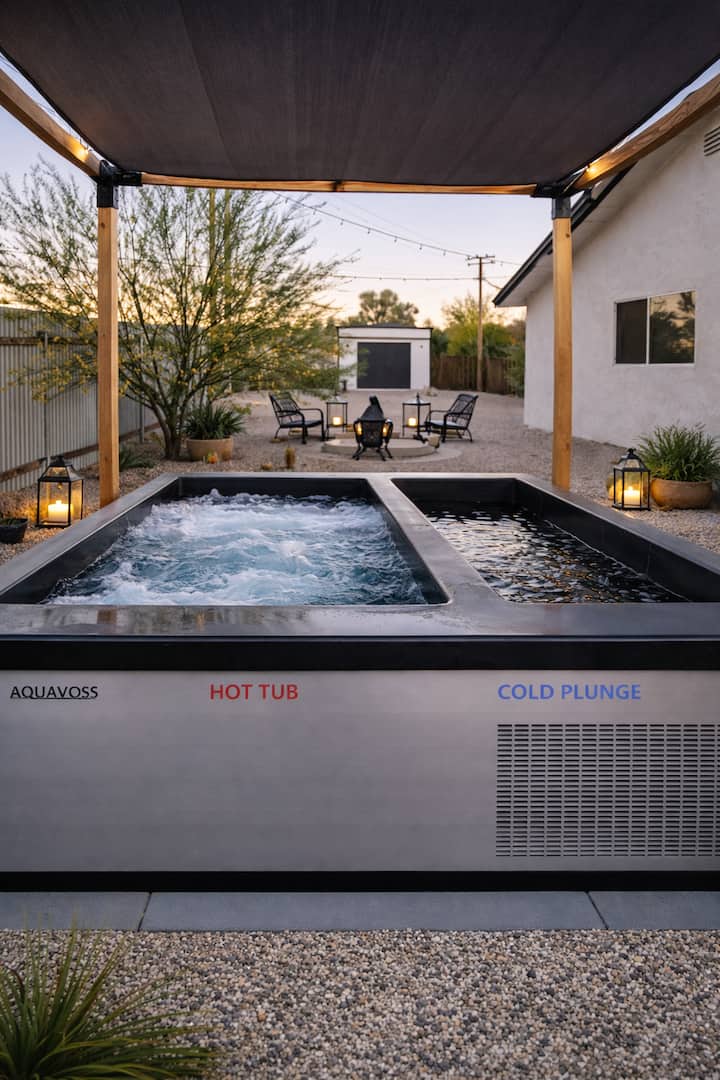 Wellness Retreat | Sauna Cold/plunge Spa Gym - Yucca Valley, CA
