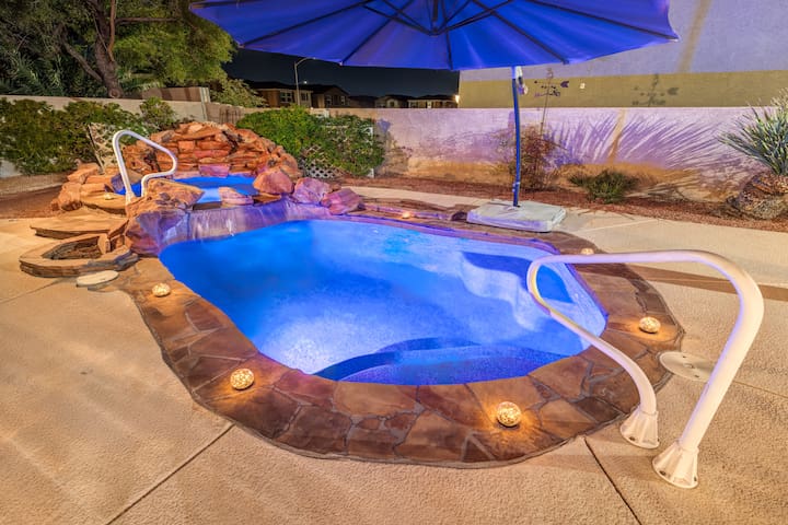 Oasis W/ Pool &Spa | Game Room | 15m From LV Strip