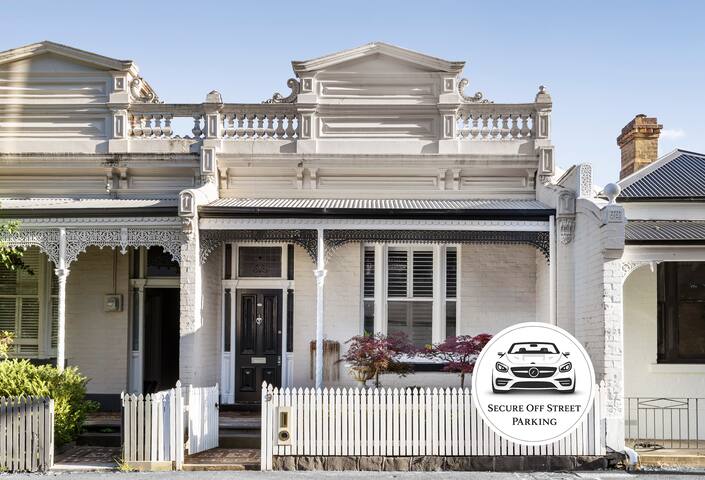 Hawthorn East Terrace House, secure off st parking