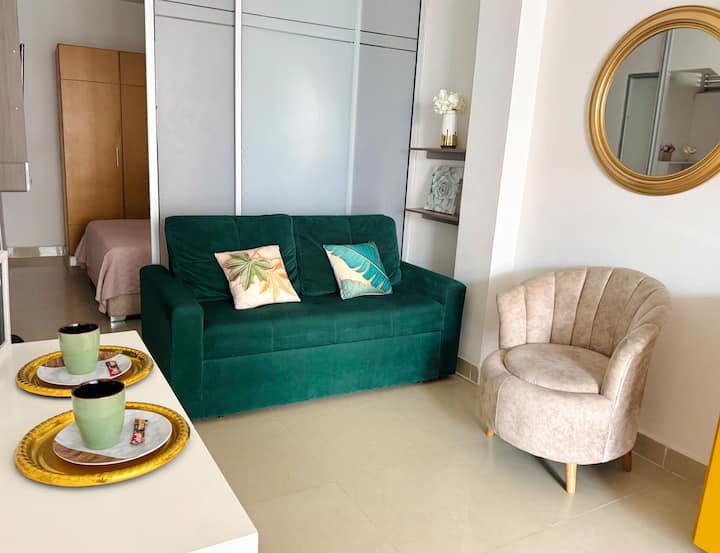 Apartaestudio Moderno Con Aire/clínica Santa Ana - Cúcuta
