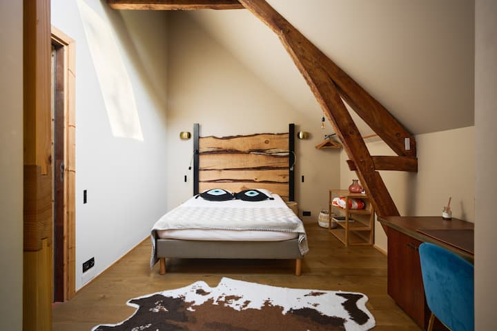 Chambre dans le gîte