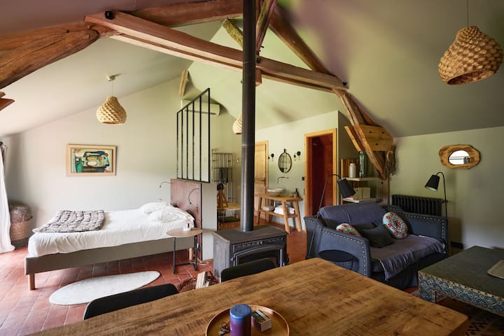 Chambre dans le gîte - appartement Levisticum
