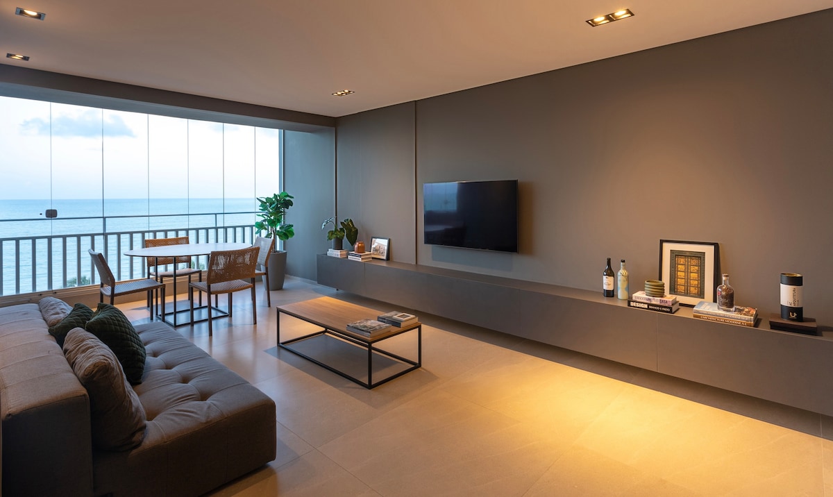 Top Airbnb: Sophisticated APT in Cabo Branco - Beira Mar! em João Pessoa