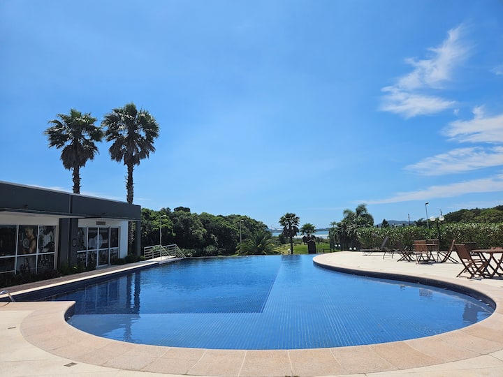 Amanhecer No Rosa, Vista Lagoa, Piscina No Condo - Imbituba