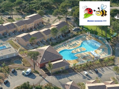 2 houses with pools, 1 of which is heated year-round