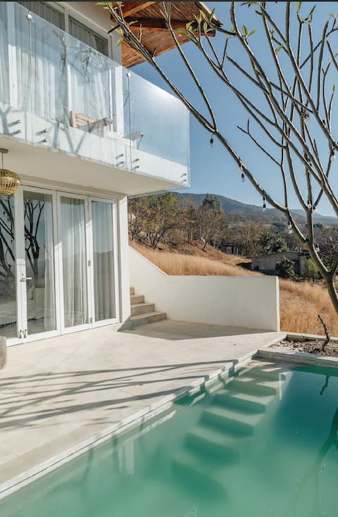 amaizing view, and swimming pool in the mountains