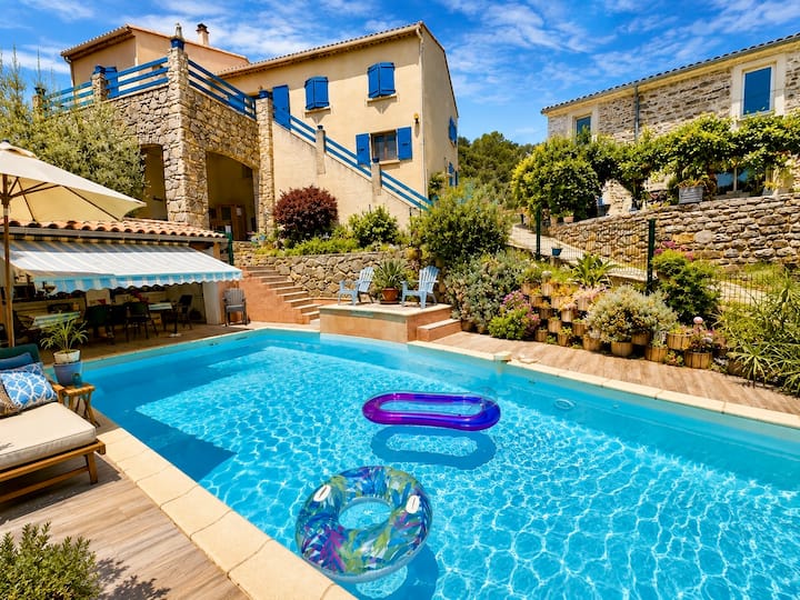 Le Domaine Des Oliviers 12p Piscine Spa Sauna Clim - Alès
