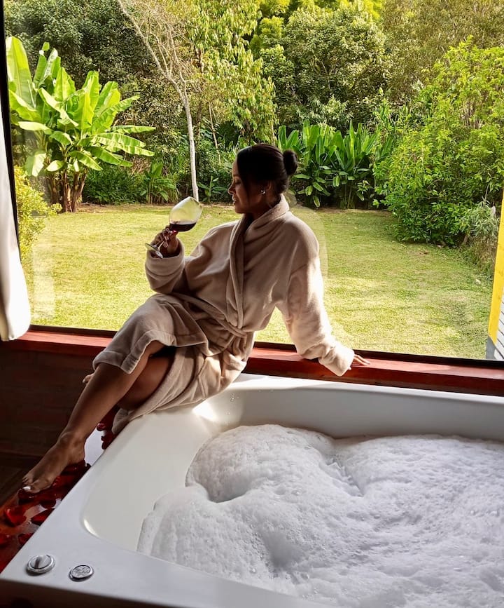 Refúgio Com Hidro - Vista Linda + Café Incluso - Santo Antônio do Pinhal