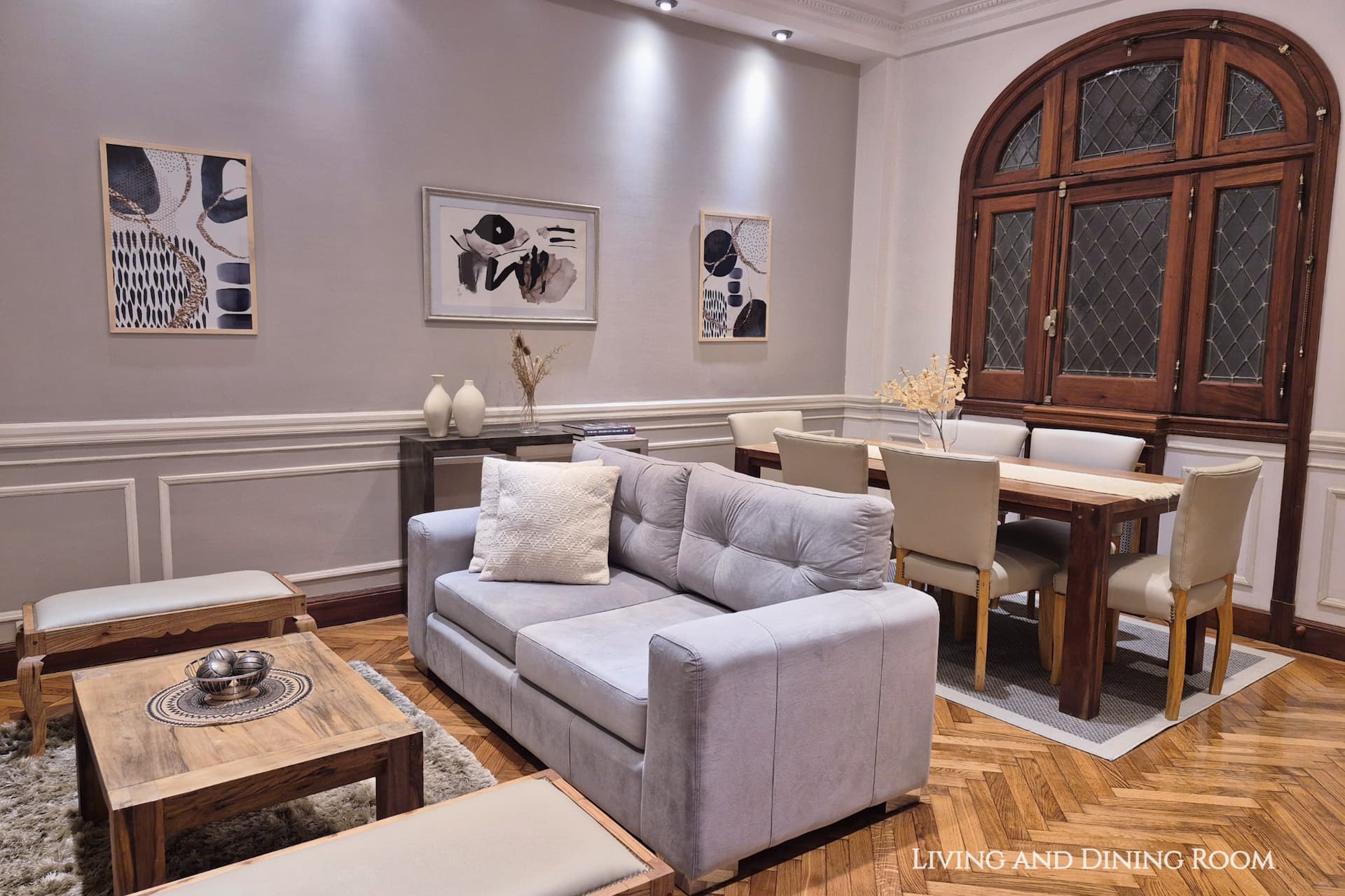 European-style two-bedroom apartment in San Nicolás