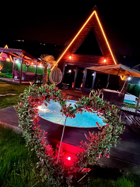 Heated Pool Jacuzzi Jardin Bungalow 2 Sheltered