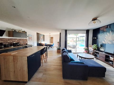 Nice house with pool.