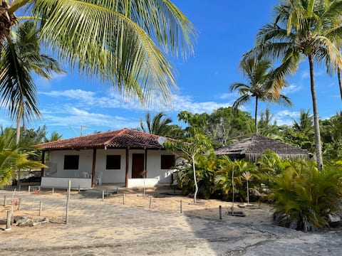 Beachfront cottage on the sand