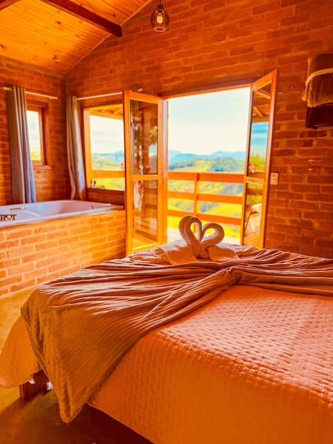 Imóvel de sucesso: Pink Ipê Chalets em Sapucaí Mirim