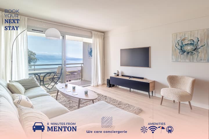 Magnifique 2 Pièces Vue Mer Rcm Roquebrune - Roquebrune-Cap-Martin