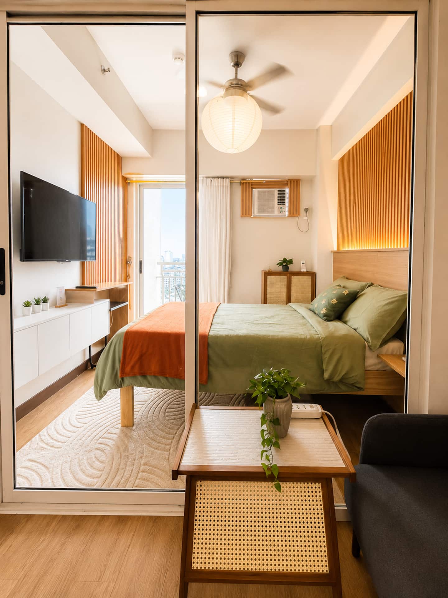 Sky Haven living and sleeping space