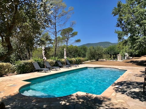 House and cottage with 11m pool in Seillans