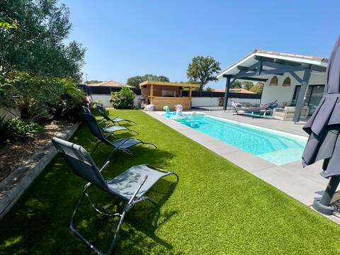 Villa Pool Arcachon Bay