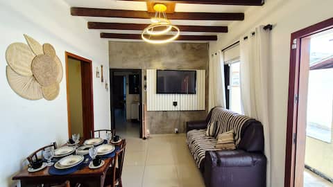 Top Airbnb: Condo House 3 bedrooms with air conditioning 500 meters from Praia do Forte in Cabo Frio