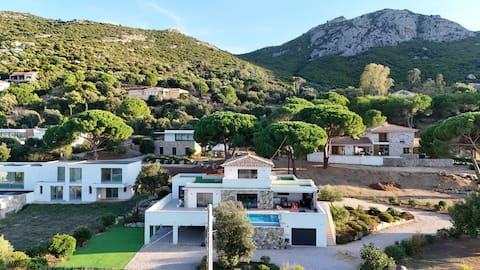 Villa with Sea & Mountain View in Calvi