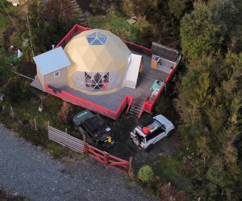 Glamping in Hornopirén