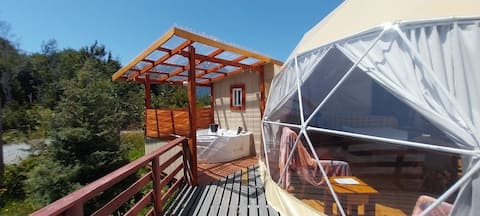 Glamping in the middle of the Hornopirén forest