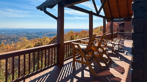 NC 8 Room Massive Mountaintop Lodge - Sleeps 22