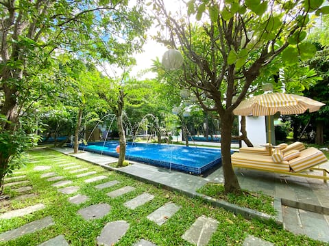 BResort 1800m2 *Beach500m *2Pools *BigLobby&Garden